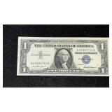 1957 one dollar silver certificate