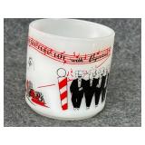 1950s Federal Harmony in the Feed Lot milk glass