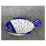 vintage Dansk Arabesque fish-shaped serving dish