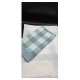 Valance and table cloth.