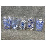 Vintage Blue Willow glasses
