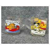 1978 Jim Davis Garfield mugs