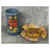 Imperfections vintage Goofus glass pieces