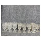 15- vintage Imperial Glass Cape Cod assorted sizes