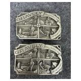 vintage Gravely Tractors belt buckles