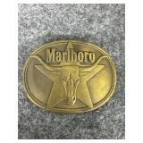 vintage 1987 Marlboro cigarettes belt buckle