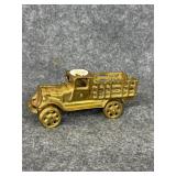 Vintage brass truck