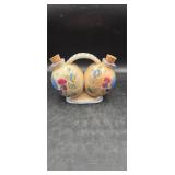 Hand painted Japanese oil & vinegar cruet