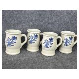 vintage Pfaltzgraff Yorktowne stoneware mugs