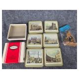 Pimpernel coasters olive wood nativity