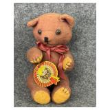 vintage teddy bear by Shanghai Doll Factory