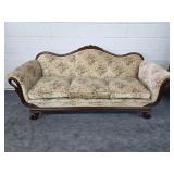 Duncan phyfe style gooseneck sofa