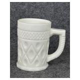 Imperial Glass Cape Cod milk glass tankard mug