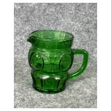 vintage Wheaton Glass creamer  Bullseye