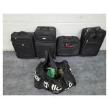 Luggage and kids shoes