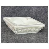 vintage Westmoreland white milk glass ashtray