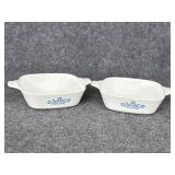 Blue cornflower petite pans corning ware