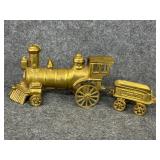 Vintage brass train