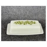 Vintage Pyrex crazy daisy butter dish