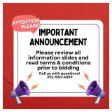 Stop and Read our Terms and Conditions