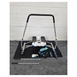 Aero ski workout machine