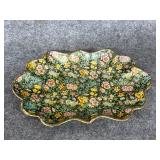 Vtg Highmount snack tray/dish Alcohol proof