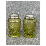 vintage Imperial Glass salt and pepper shakers