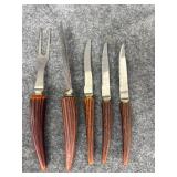 vintage carving and steak knives
