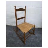 Wooden rocking chair