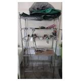 Storage shelf and contents