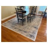 Washable rug with pad 8ï¿½x10ï¿½
