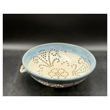 handmade pottery berry colander