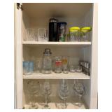 Kitchen cabinet glassware drink ware