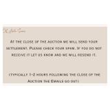 After the auction closes