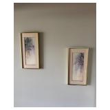 8x16ï¿½ Gloria Li framed wisteria flowers