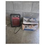 Motion light and small heater