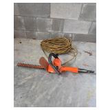 Electric hedger and extension cord