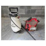 Gas can and sprayer