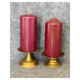 Vintage two tier candle holders