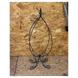 Metal plant stand is an Artscapes Large Tear Drop