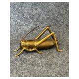 5ï¿½ vintage brass grasshopper figurine