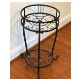2-tier metal plant stand 18.5ï¿½ tall