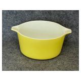 Vintage Pyrex Yellow Casserole Dish Bowl 473