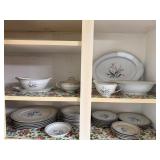 vintage Halsey fine china in the Everglade pattern