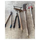 Axe, garden tools, bush axe