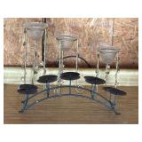 Assorted candle holders home decor