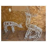 Untested lighted yard decor deer