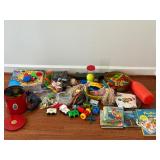 Assorted toys and books childrenï¿½s lot