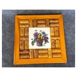 decorative trivet or wall hanging wine corks