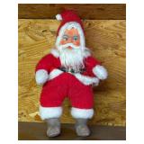 vintage rubber-faced Santa Claus doll